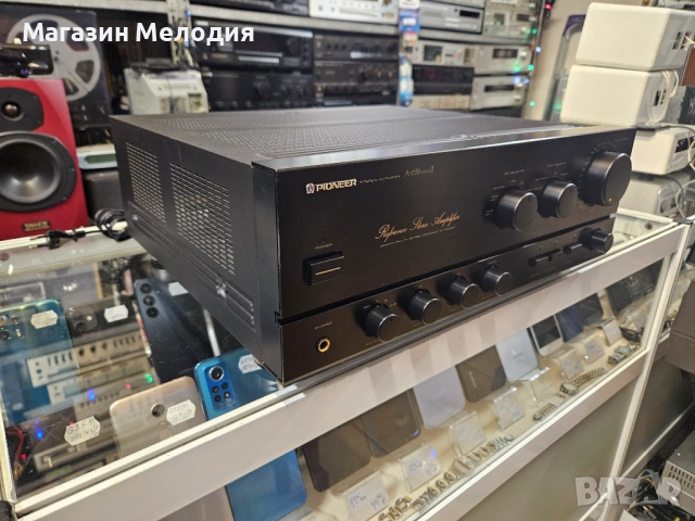 Усилвател Pioneer A-656 Mark II Две по 95 вата. В отлично техническо и визуално състояние., снимка 6 - Ресийвъри, усилватели, смесителни пултове - 51730793