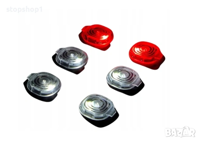  ​​LED лампа 6 бр. бяла и червена светлина, снимка 2 - Други - 53285437