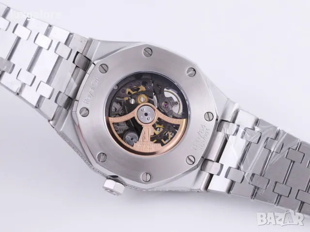 Мъжки часовник Audemars Piguet Royal Oak Iced Out с автоматичен механизъм, снимка 5 - Луксозни - 48796420