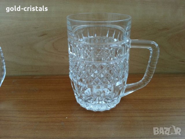 Кристална халба, снимка 1 - Чаши - 32175568