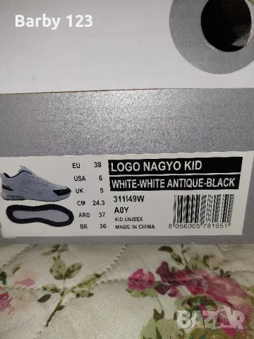 Дамски/детски маратонки Kappa, снимка 4 - Маратонки - 49971406