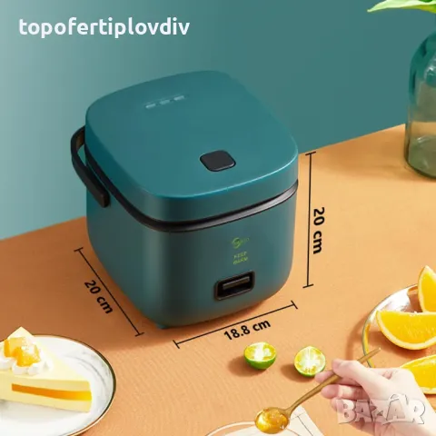 Уред за готвене на ориз 1.2 Litre Rice Cooker with Steamer, Non-Stick Cooking, снимка 1