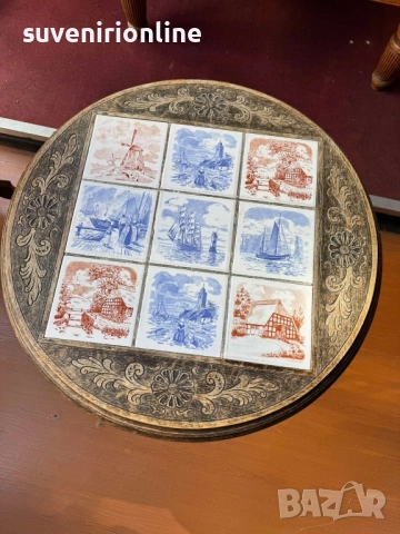 старинна кръгла маса, снимка 3 - Антикварни и старинни предмети - 52519263