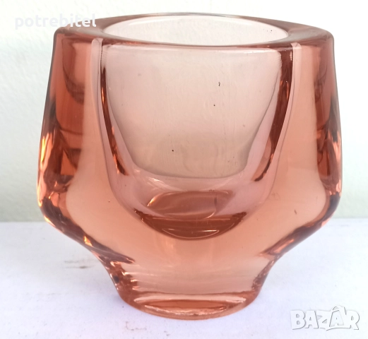 Стъклена декорация Бохемия ЧССР  - за 5 €вро   нова , снимка 4 - Декорация за дома - 52941823