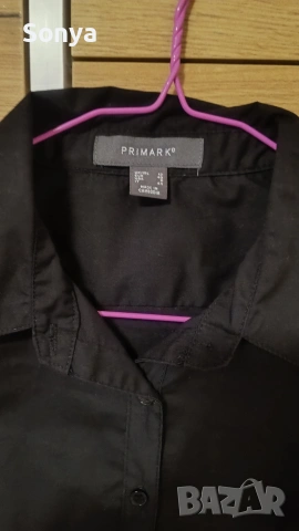 Черна риза, снимка 2 - Ризи - 54010645