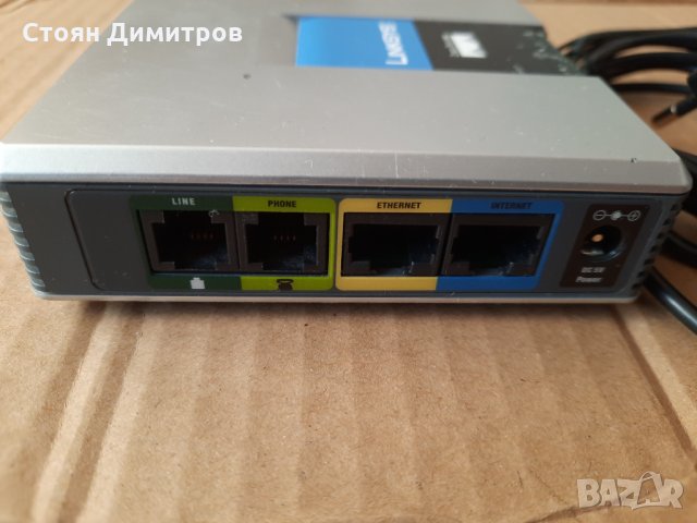 Cisco Linksys SPA3102 FXO, FXS Voice Gateway with router , снимка 4 - Друга електроника - 34255302