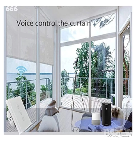 Wifi превключвател за завеси, ролетни щори и др., снимка 11 - Друга електроника - 52890190