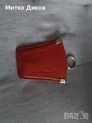 Калъвче за ключове ново естествена кожа старт флагчета Формула -1