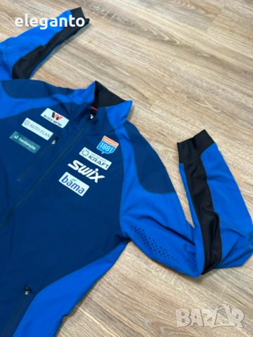 Висок клас мъжко яке Swix Gore Windstopper EVOLUTION team-issue cross-country functional Jacket , L , снимка 6 - Тениски - 54354336