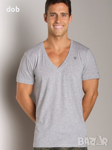 Тениска G-Star Base V-Neck, оригинал, снимка 1