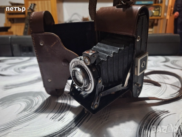 Ретро сгъваем немски фотоапарат, снимка 2 - Антикварни и старинни предмети - 53056650