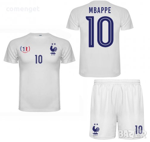 ЕВРО 2024! Детски, Мъжки екипи /тениска, шорти/ ФРАНЦИЯ / FRANCE MBAPPE с ИМЕ и НОМЕР по избор!, снимка 2 - Детски комплекти - 36988541