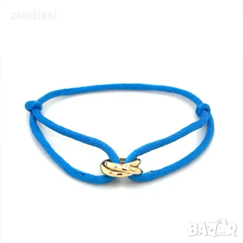 Златна регулируема гривна 2,00гр. 14кр.проба:585 модел:29446-3, снимка 2 - Гривни - 49003102