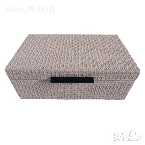 Кутия за съхранение от МДФ и кожа, снимка 2 - Декорация за дома - 51442786