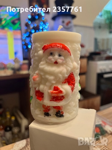 Коледни свещи, снимка 2 - Коледни подаръци - 52505372