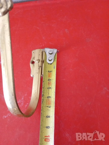 Винтидж месингова закачалка, снимка 3 - Антикварни и старинни предмети - 54243110