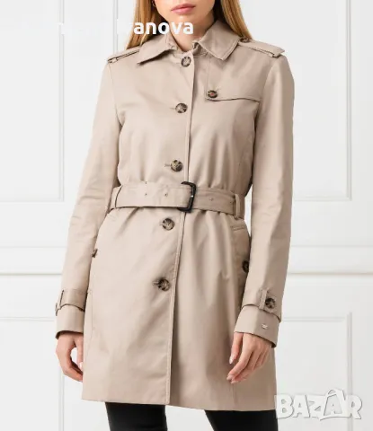Tommy Hilfiger  Шлифер/тренчкот Heritage single brea