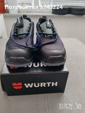 Работни обувки с бомбе WURTH, снимка 3 - Други - 53353417