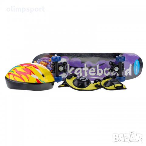 Комплект скейтборд с протектори max 2406    19.00лв.  Идеалният избор за първи стъпки в карането на 