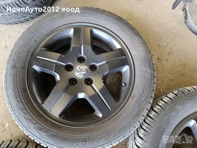 Алуминиеви джанти 17 със зимни гуми nokian, снимка 2 - Гуми и джанти - 55791957