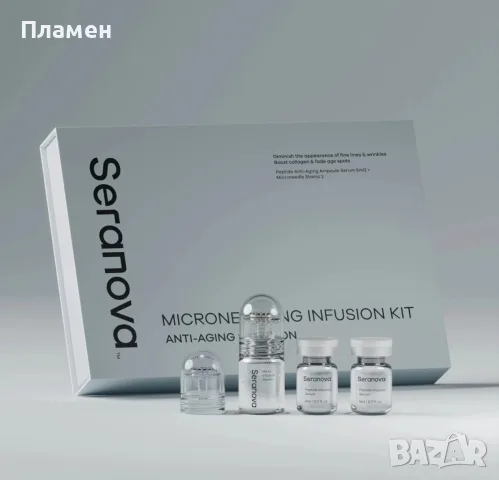 Seranova Micro Infusion Kit 3 Месеца 6 Устройства 24K Gold 6 Пептидни Серума 