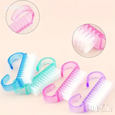 Ергономична четка за почистване на нокти 2бр., снимка 3 - Други - 50223841