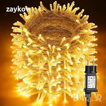 BrizLabs Коледна украса Приказни светлини Електричество 100 м 1000 LED, снимка 1