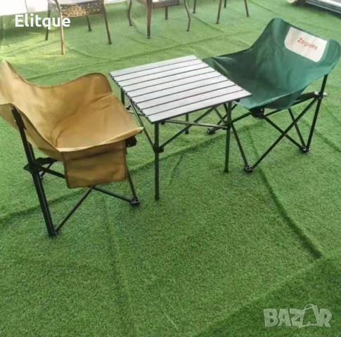 Комплект сгъваеми градински столове и маса, снимка 2 - Други стоки за дома - 52852643