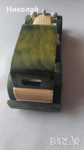 Дървен ретро автомобил , Дървена количка за декорация или игра , кола, снимка 7 - Коли, камиони, мотори, писти - 31059035