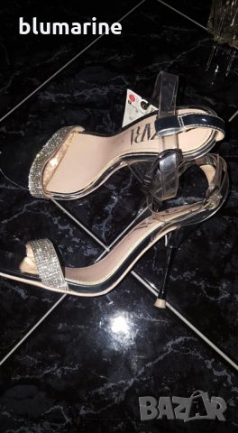 Лъскви дамски сандали 1, снимка 4 - Сандали - 29640986