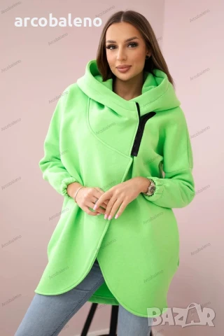 Дамски суичър с къс цип, 8цвята , снимка 9 - Суичъри - 47158377