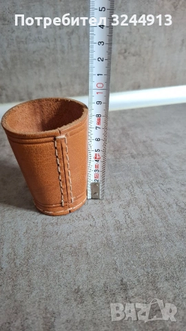 Кожена чашка за хвърляне на зарове , снимка 8 - Настолни игри - 53933304