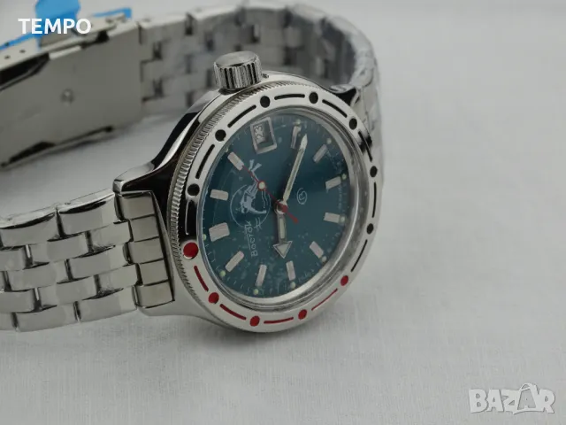 ВОСТОК АМФИБИЯ АВТОМАТИЧЕН-"SCUBA DUDE" ref: 420059, снимка 5 - Мъжки - 43232645