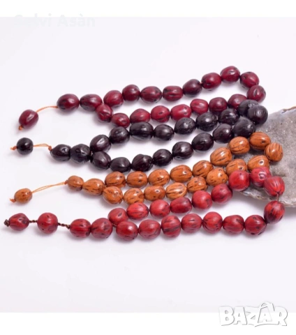 Ароматни броеници от истинско дърво Andız различни цветове