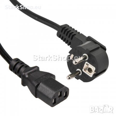 Захранващ кабел за компютър 1.35м, снимка 1 - Друга електроника - 39909393