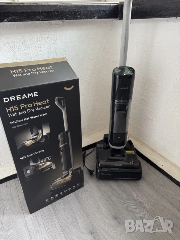 Прахосмукачка за Сухо и Мокро Почистване Dreame H15 Pro Heat | Безжичен Моп | 22000Pa!
