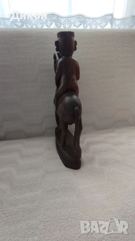 Фигурка кон дърворезба , снимка 4 - Декорация за дома - 53936963