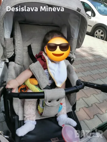 Бебешка количка Bebe Mobile Gusto 2 в 1, снимка 7 - Детски колички - 56227612