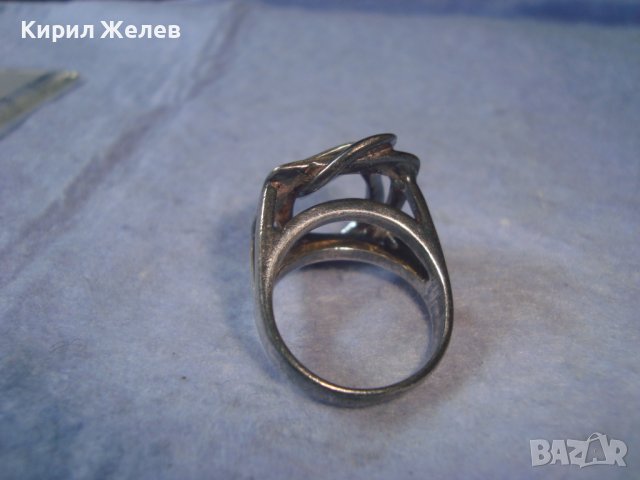 КРАСИВ СРЕБЪРЕН ПРЪСТЕН ОКСИДИРАНО СРЕБРО 925 ХУДОЖЕСТВЕНА АРТ ИЗРАБОТКА ДИЗАЙНЕРСКИ МОДЕЛ 27348, снимка 7 - Пръстени - 36870035