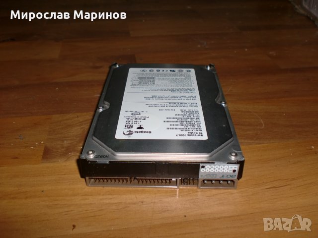 6.6.Хард диск за компютър (PC) Seagate 80 GB ATA-IDE 3.5” 7200 RPM.Ползван 5 месеца и 26 дена, снимка 2 - Твърди дискове - 31555545