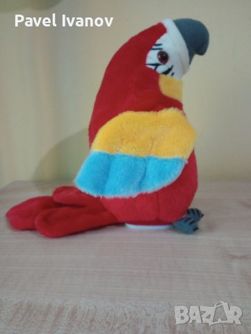 Движещ се плюшен папагал, снимка 2 - Музикални играчки - 42057002
