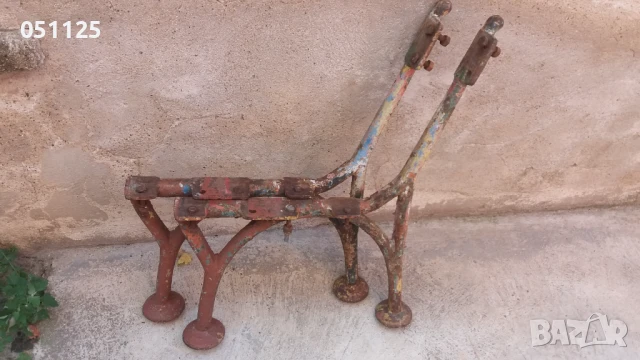 Отлични масивни чигунени стойки от пейка - 30 кг. царско време , снимка 16 - Градински мебели, декорация  - 50659865