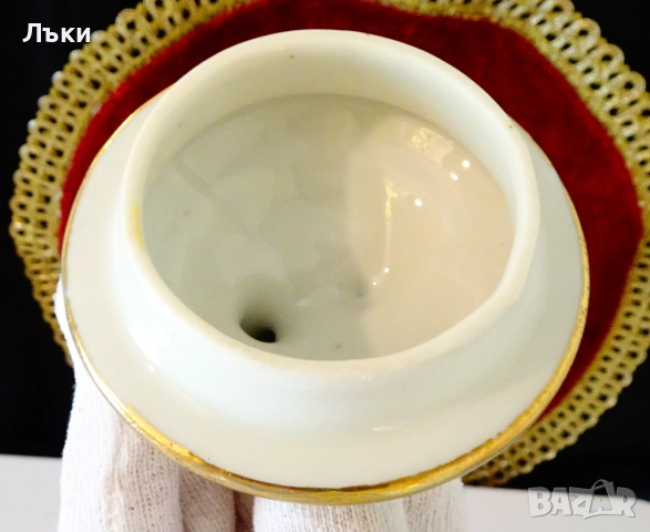 Кана японски порцелан Satsuma,Дракон,злато,500 мл. , снимка 8 - Антикварни и старинни предмети - 51644983