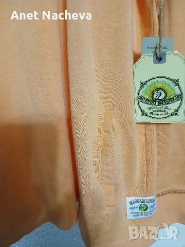 Блуза спортна  ватирана,  оранжева, снимка 3 - Спортни дрехи, екипи - 48622304