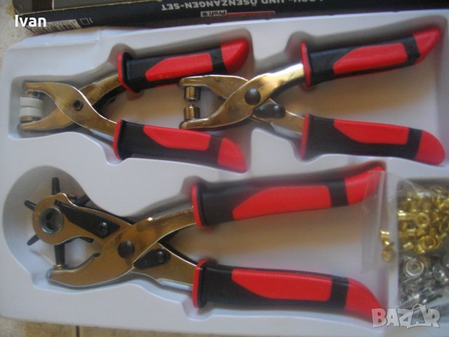 Нов Комплект 3 бр. Револверни Клещи За Капси/Пистони-Немски/Клещи Инокс Неръждавейка За Пистони, снимка 7 - Клещи - 36822732