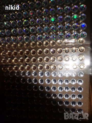 3 вида прозрачни малки самозалепващи камъчета лепенки декорация нокти ръчна изработка, снимка 2 - Декорация за дома - 42294606