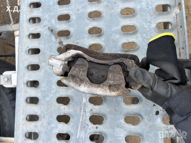 Преден ляв спирачен апарат Мазда 6 2005г 2.0 бензин 147кс , снимка 3 - Части - 54060059