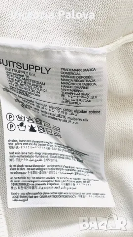 Блуза лукс SUITSUPPLY памук и коприна унисекс, снимка 7 - Блузи - 50359603