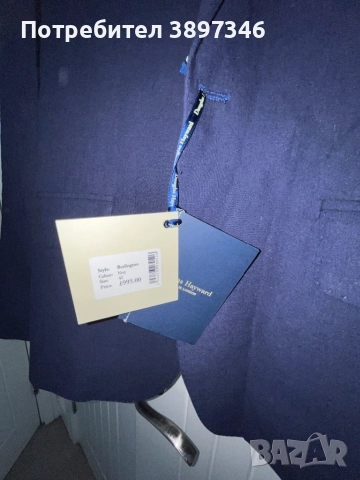 Мъжки ленен костюм Douglas Hayward, снимка 5 - Костюми - 51440974