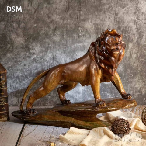Нова Статуетка Лъв Фигура 50см Подарък